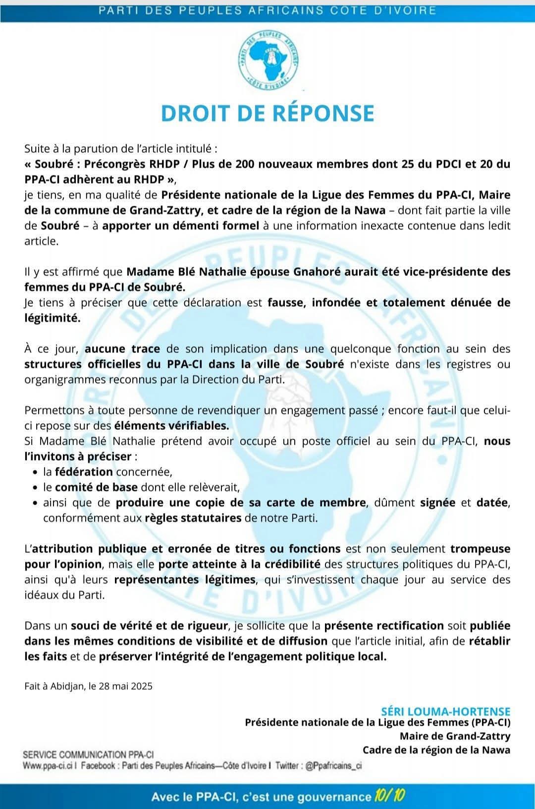 cn-te-d-ivoire-le-ppa-ci-dnoment-l-a-appartenance-de-blno-nathalie-nc-sa-structure-locale
