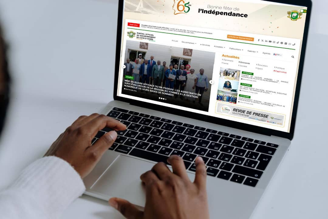 Côte d’Ivoire : un portail gouvernemental modernisé pour plus de proximité et de transparence avec les citoyens
