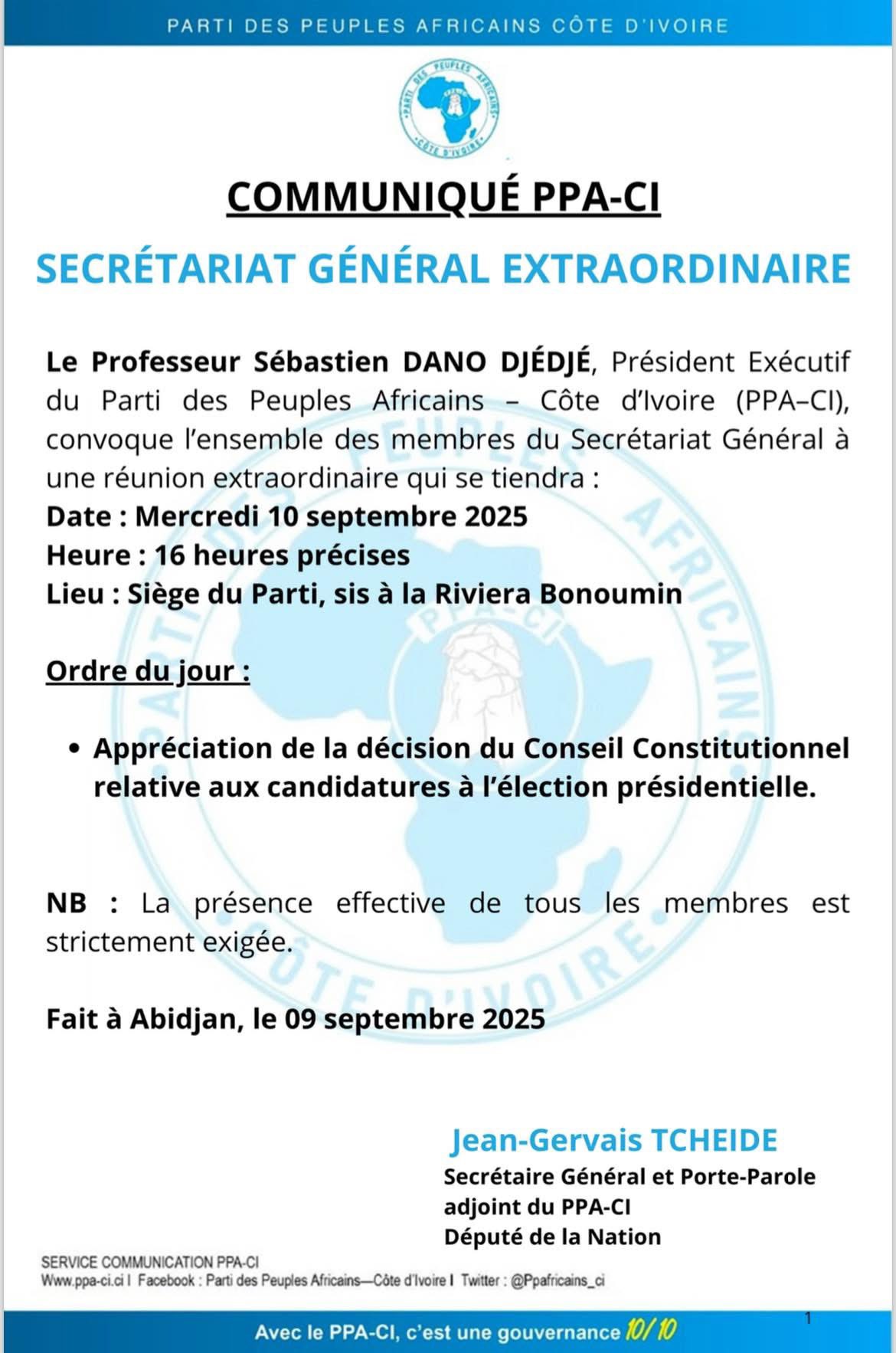 prnosidentielle-2025-le-ppa-ci-convoque-d-a-urgence-le-secrnotariat-gnonnoral-cap-sur-la-dnocision-du-conseil-constitutionnel